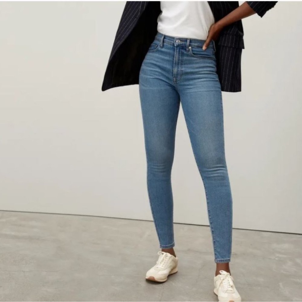Everlane High Rise Skinny jeans blogger favorite Size 28